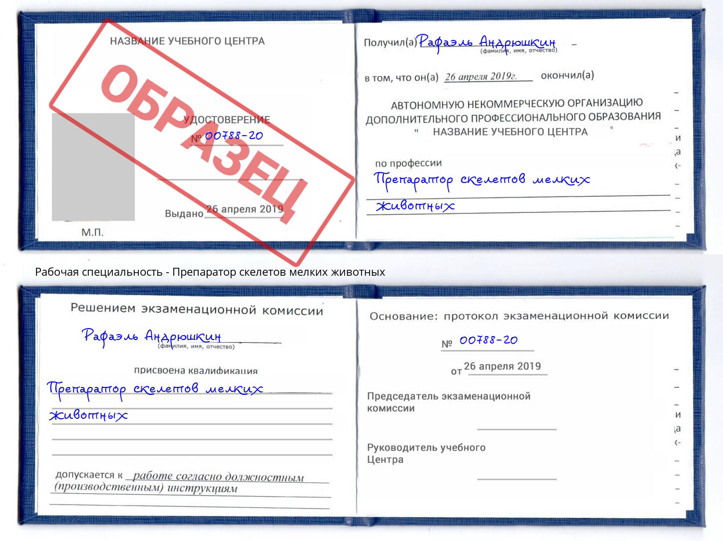 Препаратор скелетов мелких животных Печора